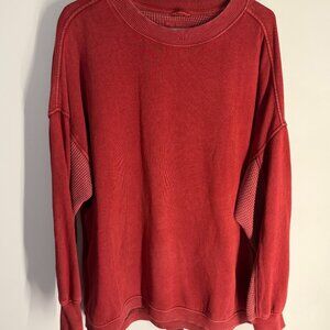 EUC - Aerie Sweatshirt - Burnt Red - Size M - Oversized